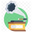 Turntable Music Player Recorder Icon