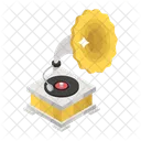 Turntable Music Player Recorder Icon