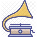 Gramophone Music Player Recorder Icon