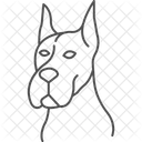 Gran Danes Gran Danes Perro Icono