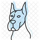 Gran Danes Gran Danes Perro Icono