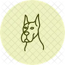 Gran Danes Gran Danes Perro Icono