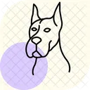 Gran Danes Gran Danes Perro Icono