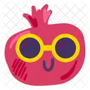 Granat Obst Obst Emoji Icon