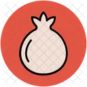 Granatapfel Obst Kugelformig Symbol