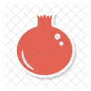 Granatapfel Lebensmittel Obst Symbol