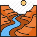 Grand Canyon Mountain Desert Icon