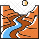 Grand Canyon Mountain Desert Icon