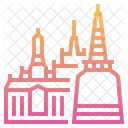 Grand Palace Landmark Pagoda Icon