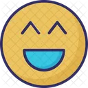 Grand sourire  Icône