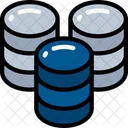 Big Data Armazenamento Grande Ícone