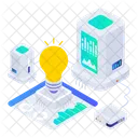 Big Data Analisis Estadisticas Icono