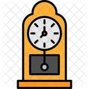 Grandfather Clock Time Clock Icon