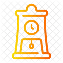 Grandfather Clock Time And Date Antique Icon