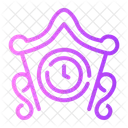 Grandfather Clock Time Antique Icon