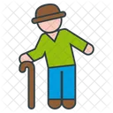Grandpa Grandfather Grandparent Icon