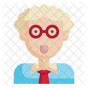Glasses Boy Man Icon