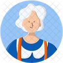 Grandma Grandmother Female Icon