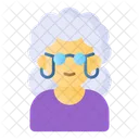Grandma Old Woman Icon