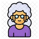 Grandma Old Woman Icon