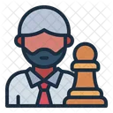 Grandmaster Chess Player User Icon