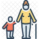 Grandmother Elderly Senior Citizen Icon