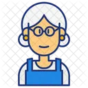 Grandmother Boy Person Icon