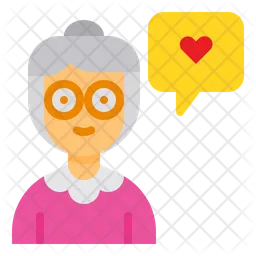 Grandmother Love  Icon