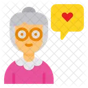 Grandmother Love Icon
