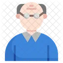 Grandpa Old Man Old People Icon