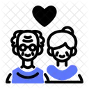 Grandparents Elderly Family Icon