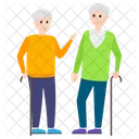 Grandparents Grandmother Senior Citizens Icon