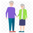Grandparents Grandmother Senior Citizens Icon