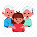 Grandparents Grandparents Bond Grandparents Love Icon