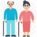 Parents Vieux Couple Icon