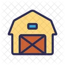 Granero Construir Granja Icono