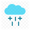 Granizada Fuertes Lluvias Clima Icono