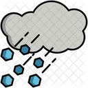 Granizada Clima Tormenta Icono