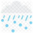Granizada Clima Tormenta Icono