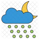 Granizo Clima Nube Icono