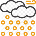 Granizo Chuva Gelada Gotas De Chuva Congeladas Ícone