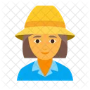 Agricultor Agricultor Hembra Icon