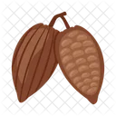 Granos de cacao  Icono