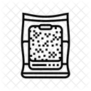 Granulat Holz Pellets Symbol