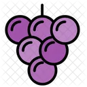 Grape Grocery Fruit Icon