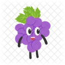 Grape fruit character  Icon