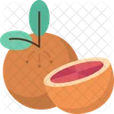 Grapefruit Citrus Dessert Icon