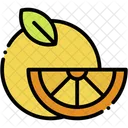 Grapefruit Healthy Food Icon