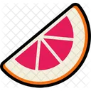Grapefruit Sliced Cut  Icon