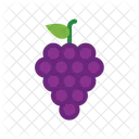 Grapes Fruit Healthy Food Icon